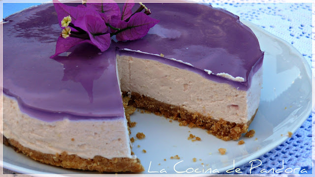 Tarta Mousse de Violetas